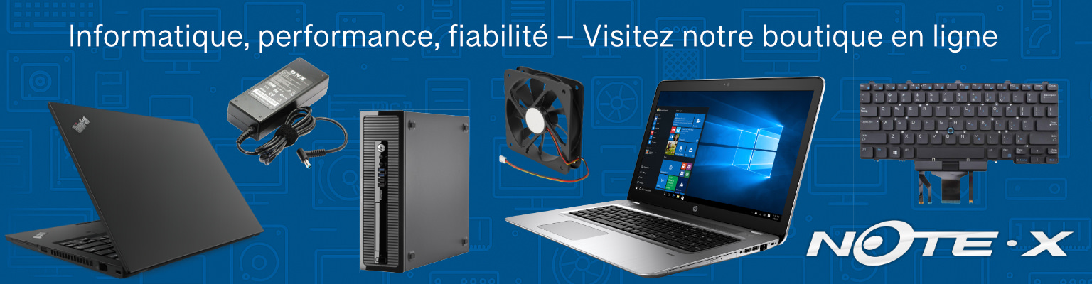 Bannière Notebook Express Group - Cliquez pour accéder à notre boutique en ligne
